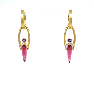 Pink Tourmaline Drops