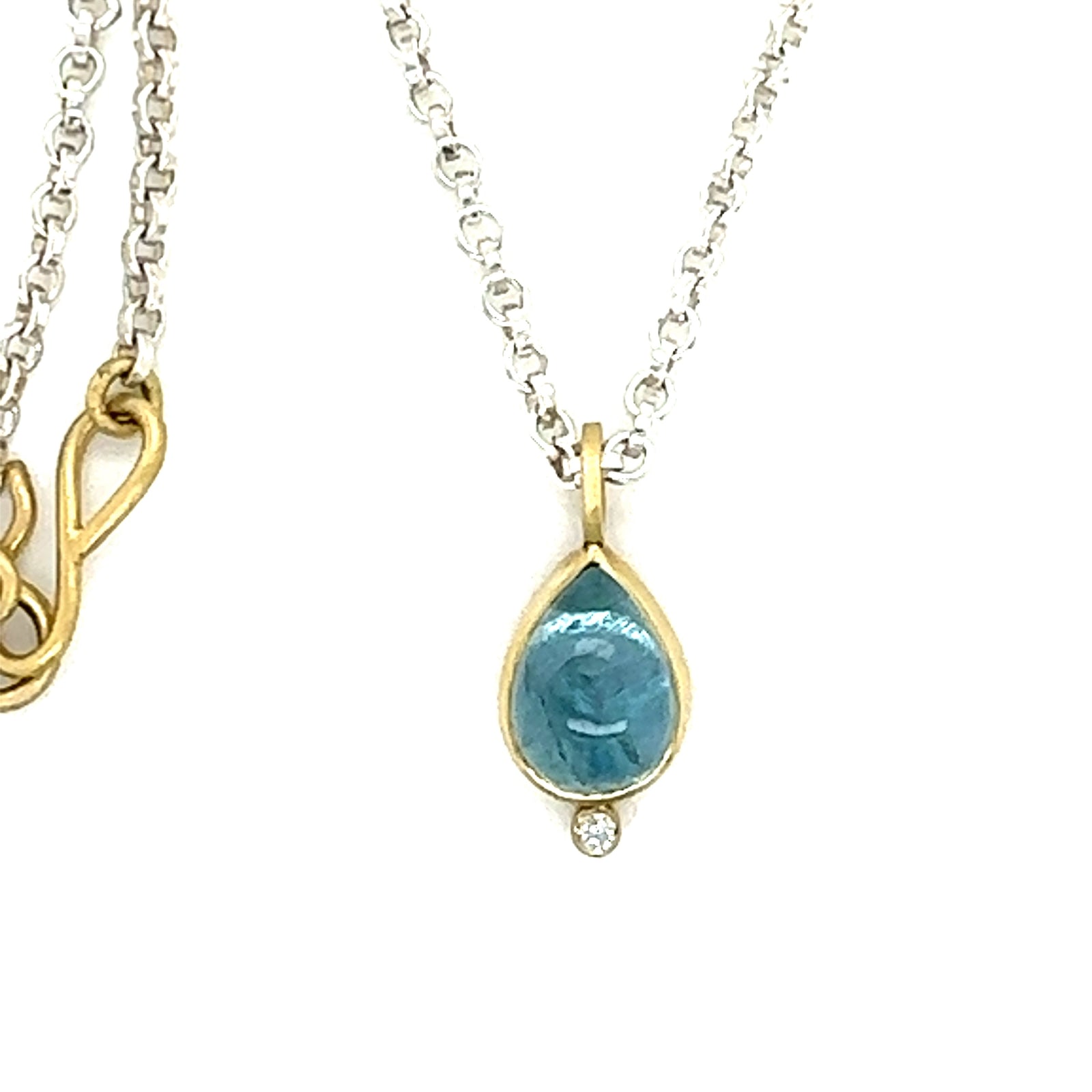 Teardrop Aquamarine necklace