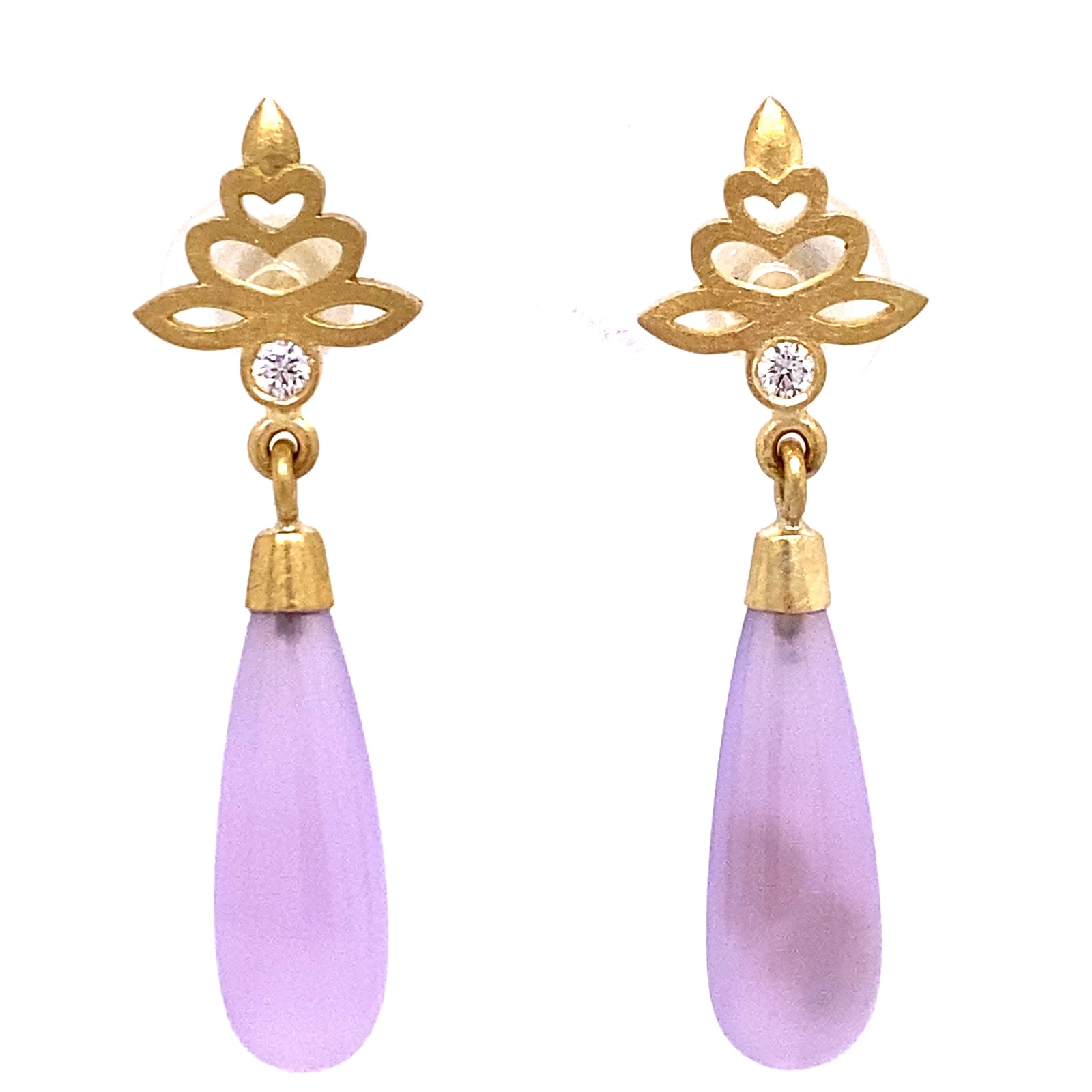 Blossom Holly Agate earring